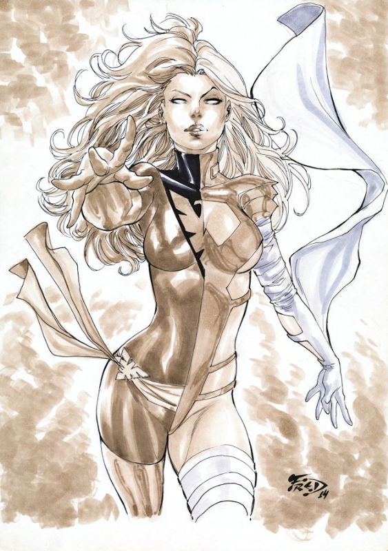 Phoenix Jean Grey Emma Frost By Fred Benes In Yann S S Comics