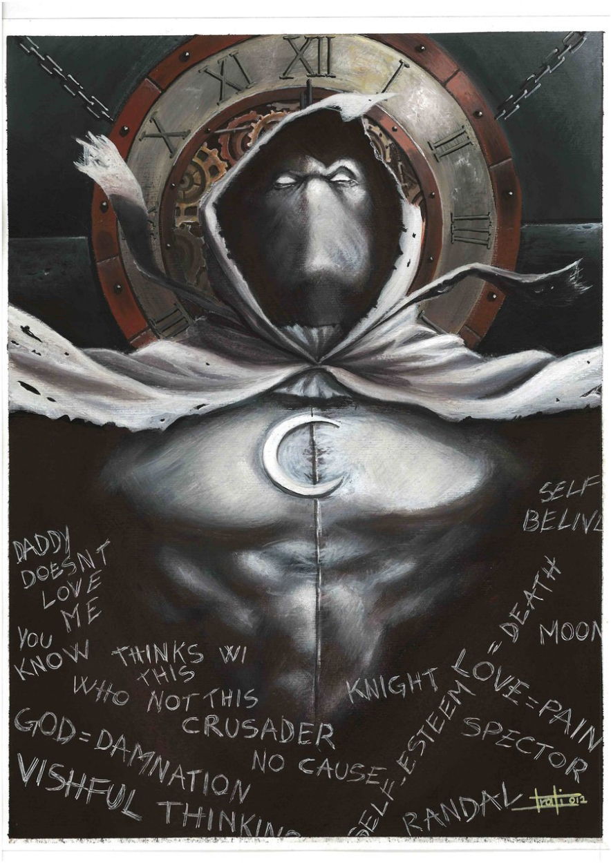 Moonknight In Luca Strati S Color Comic Art Gallery Room