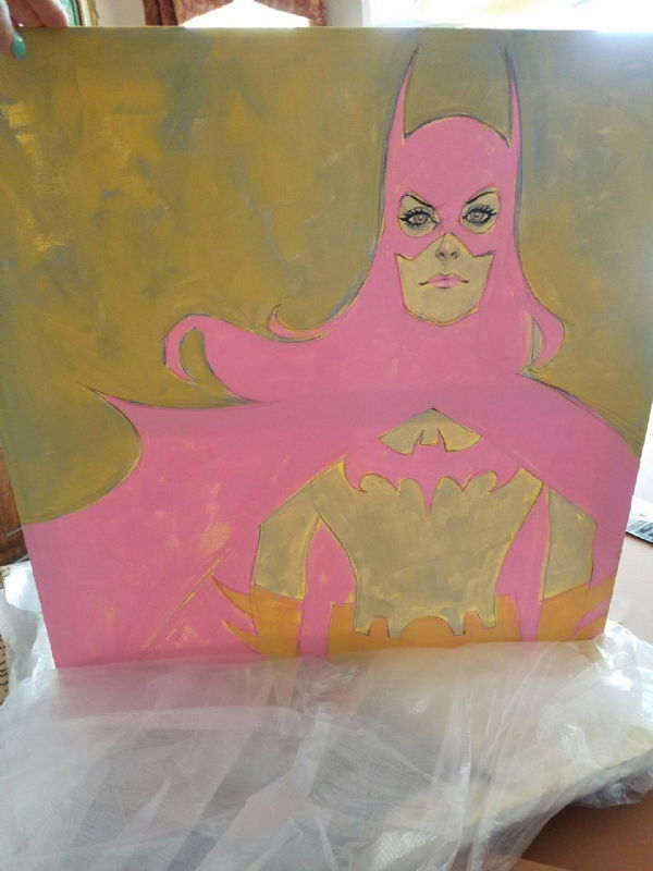 Batgirl By Phil Noto In Daniel Acosta S PAINTINGS Comic Art Gallery Room