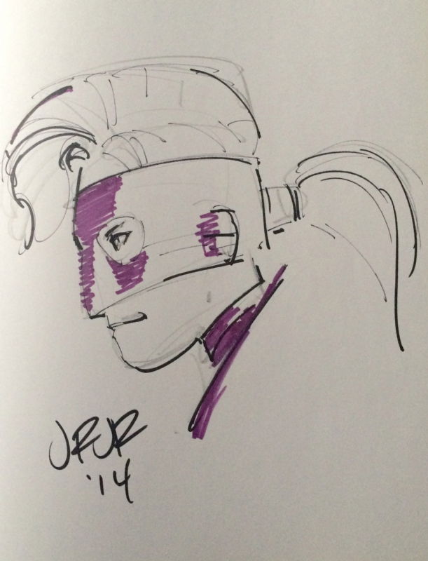 John Romita Jr Hit Girl Kick Ass In Micky Bhasin S Sketchbook