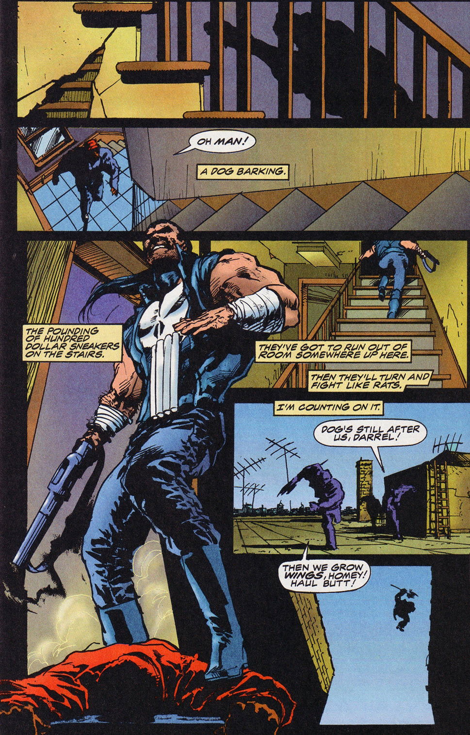 Punisher War Zone 37 P 12 By Mark Texeira In Daryl R S Punisher