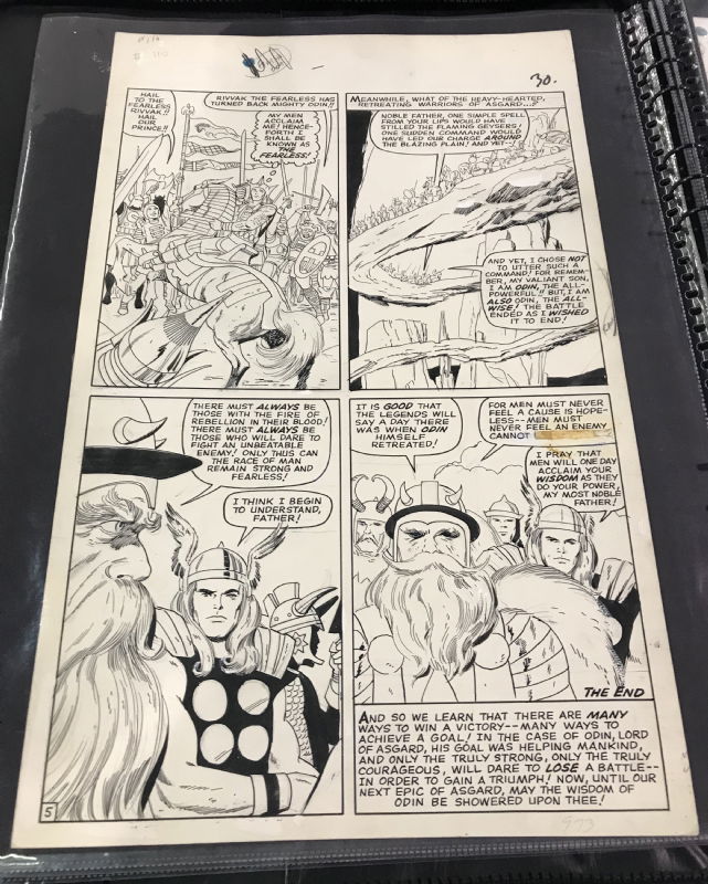 Journey Into Mystery 110 Page 5 Tales Of Asgard By Jack Kirby And