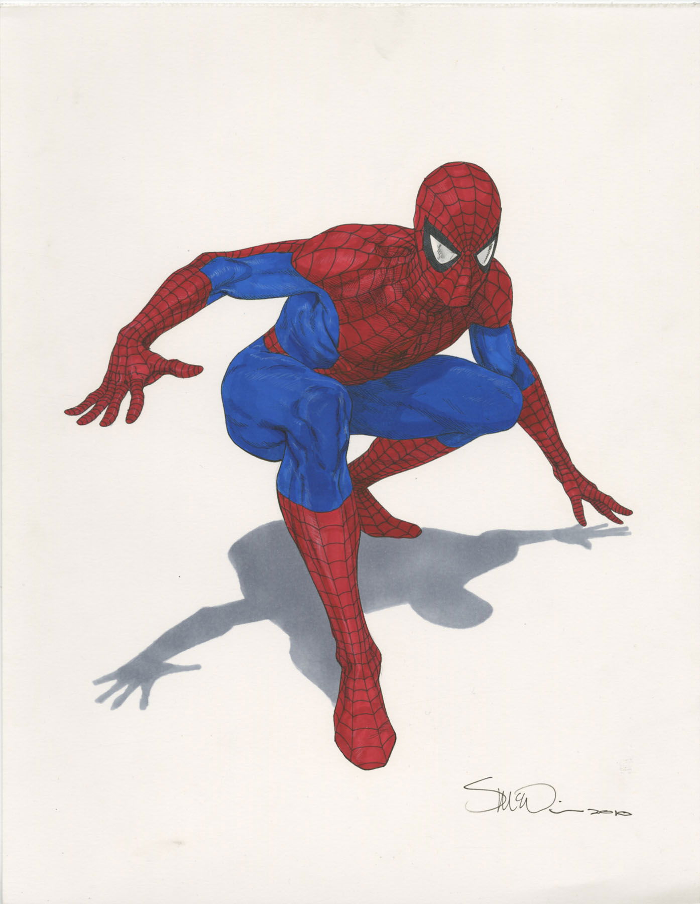 Spider Man By Steve McNiven In R M S Spider Man Comic Art Gallery Room