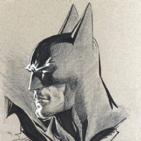 Batman Headshot By Neal Adams In Bernd Philipp S Berndsgallery Comic