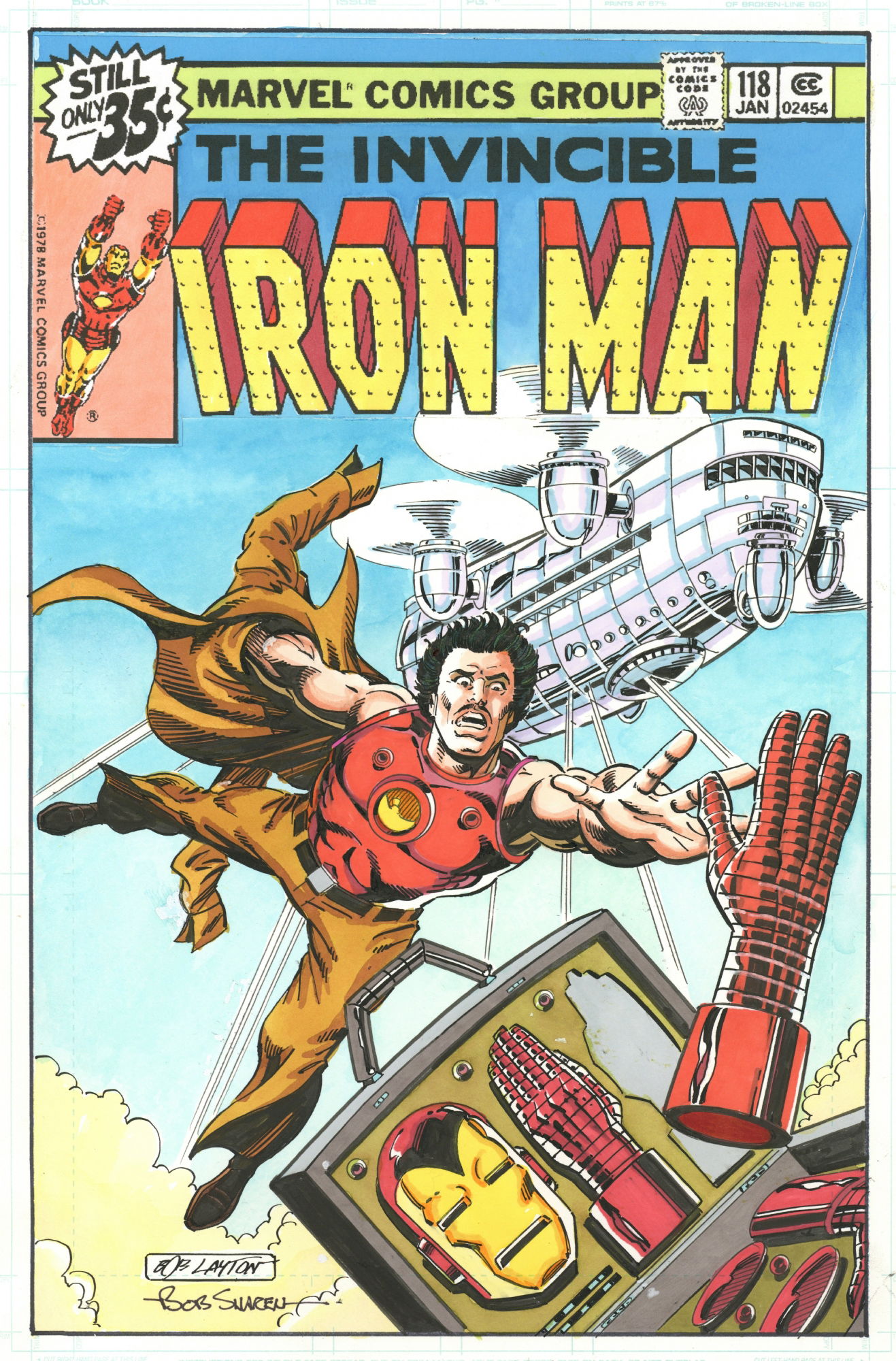 Iron Man Cover Recreation By Bob Layton In Shaun Clancy S Cover