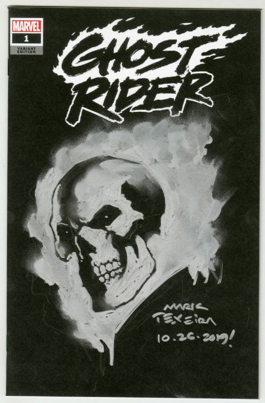 Ghost Rider Mark Texeira In Sean Corcoran S Sketch Covers Comic Art