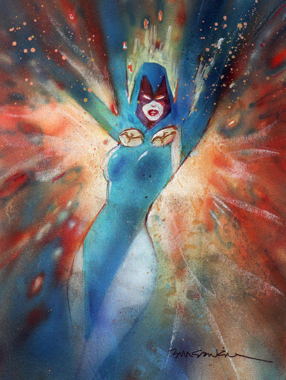 BIll SIENKIEWICZ DC Card Art In Sal Abbinanti S Bill SIENKIEWICZ