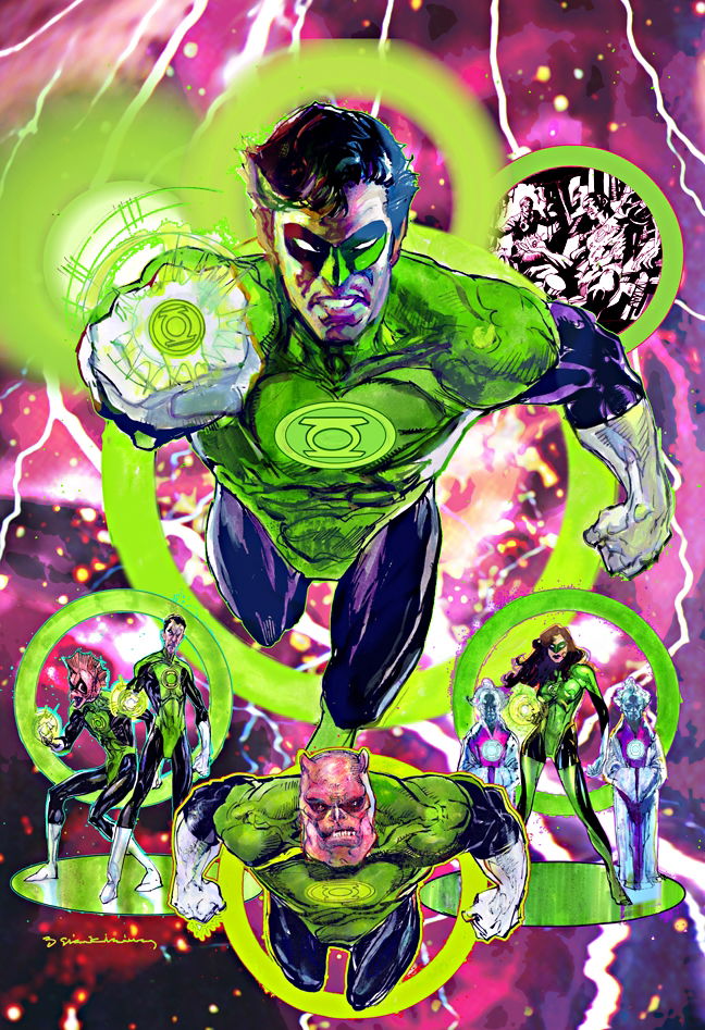 Sienkiewicz Green Lantern Poster In Sal Abbinanti S Bill Sienkiewicz