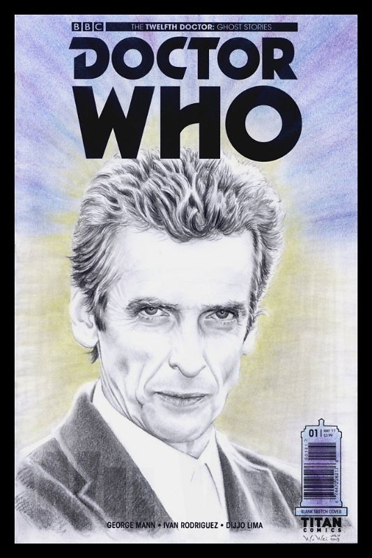 Doctor Who Sketchcover In Wu Wei S Sketch Cover Comics Comic Art