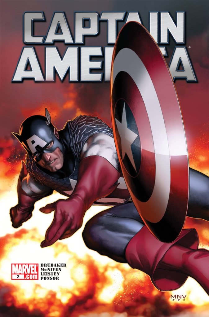 Captain America 2011 2 Cover By Steve McNiven In Carlo O S Original