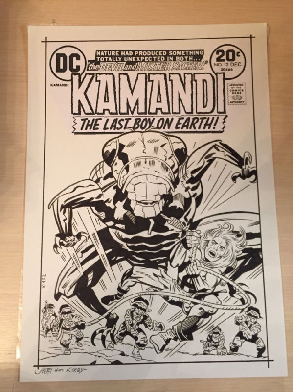 Kamandi The Last Boy On The Earth Recreation Jack Kirby For Sale