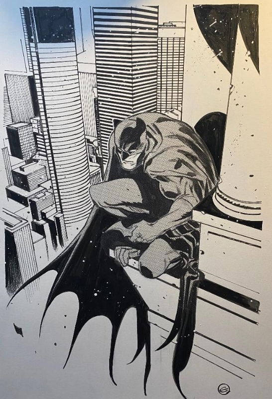 Davide Gianfelice Batman In Tom Smithyman S The Batcave Comic Art