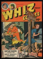 Cover Recreation Of Whiz Comics No 51 In C E S Beck C C Captain