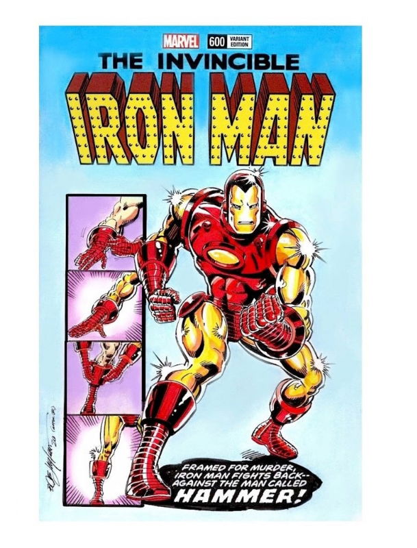 Iron Man Cover Recreation By Bob Layton In Ron Chmiel S Ron S