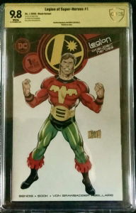 Ultra Boy Jo Nah Legion Of Super Heroes Sketch Cover By Anthony