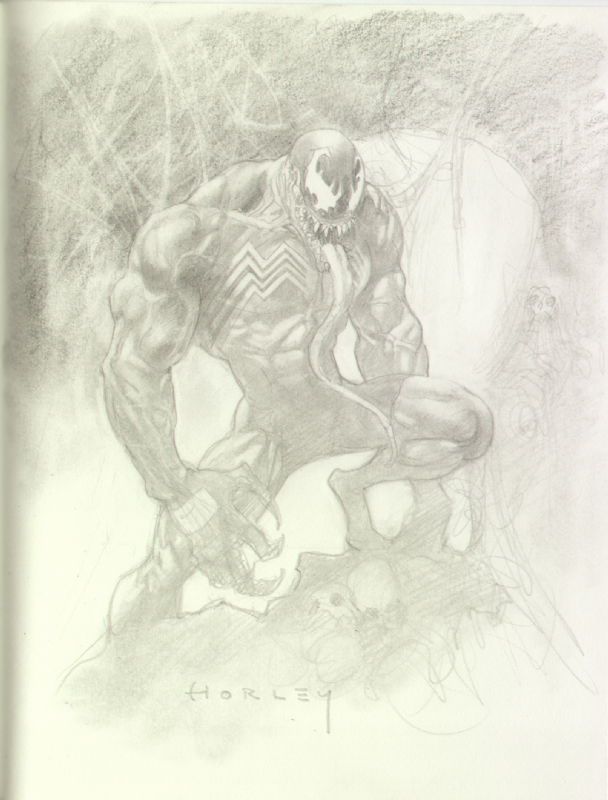 Venom By Alex Horley In Phil Haagensen S VILLAINS Comic Art Gallery Room