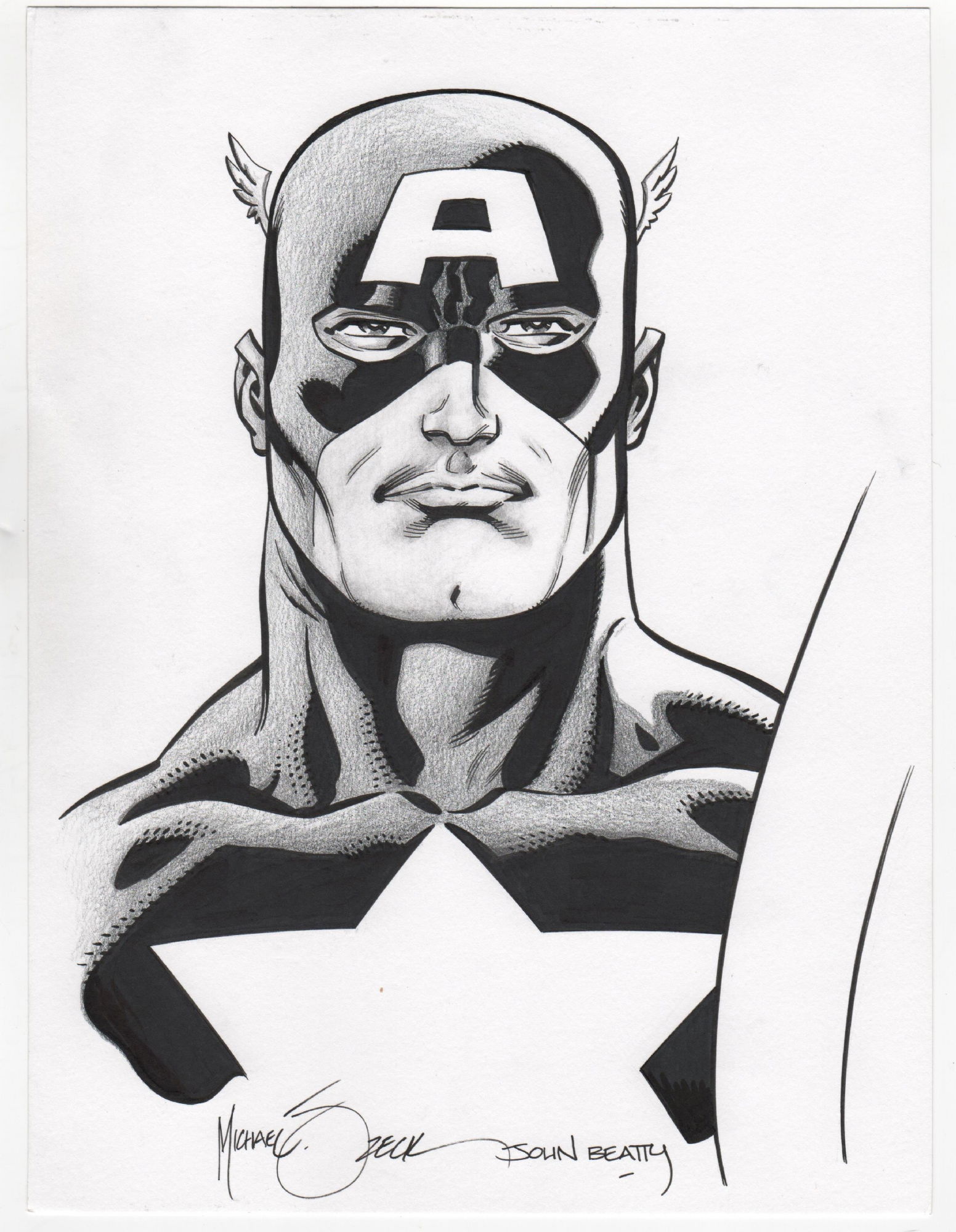 Captain America Mike Zeck John Beatty In Paul Ference S Marvel