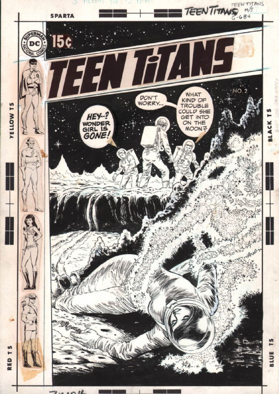 Teen Titans Cover Nick Cardy In Comiclink Auctions S