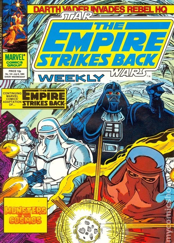 Star Wars The Empire Strikes Back Weekly 124 Cover 1980 Carmine