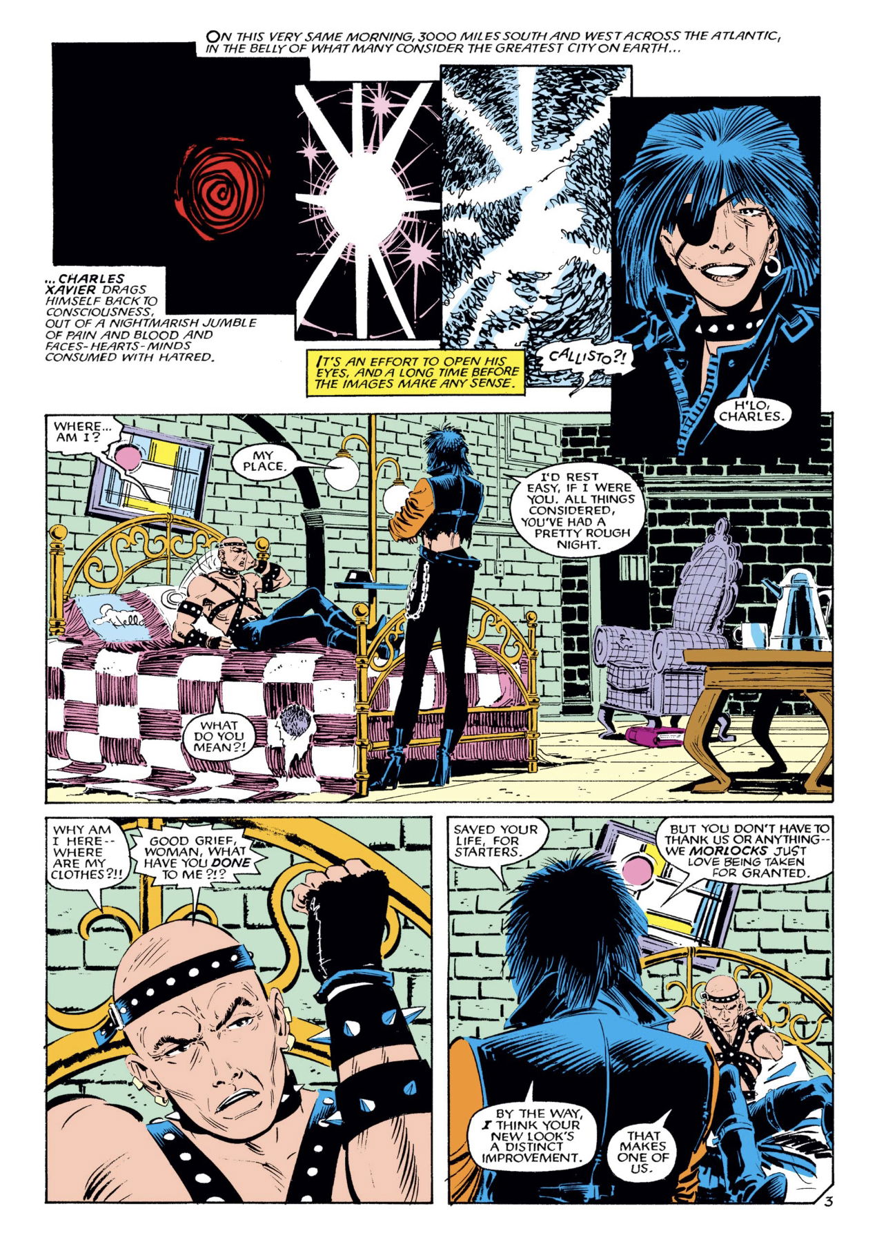 Uncanny X Men Pg Leather Pleasure Professor X Romita Jr