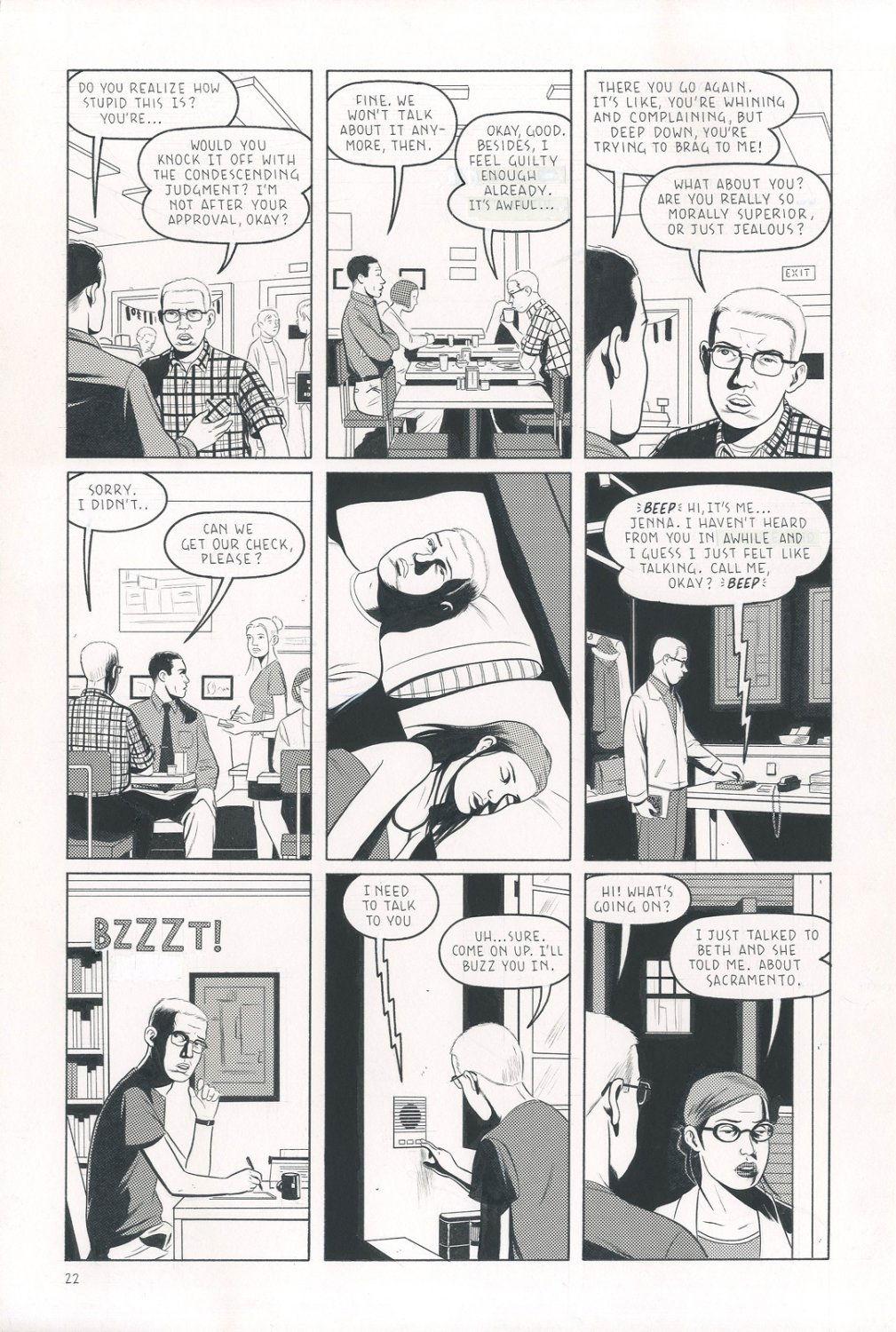 Optic Nerve Pg Adrian Tomine In From The Land Beyond S