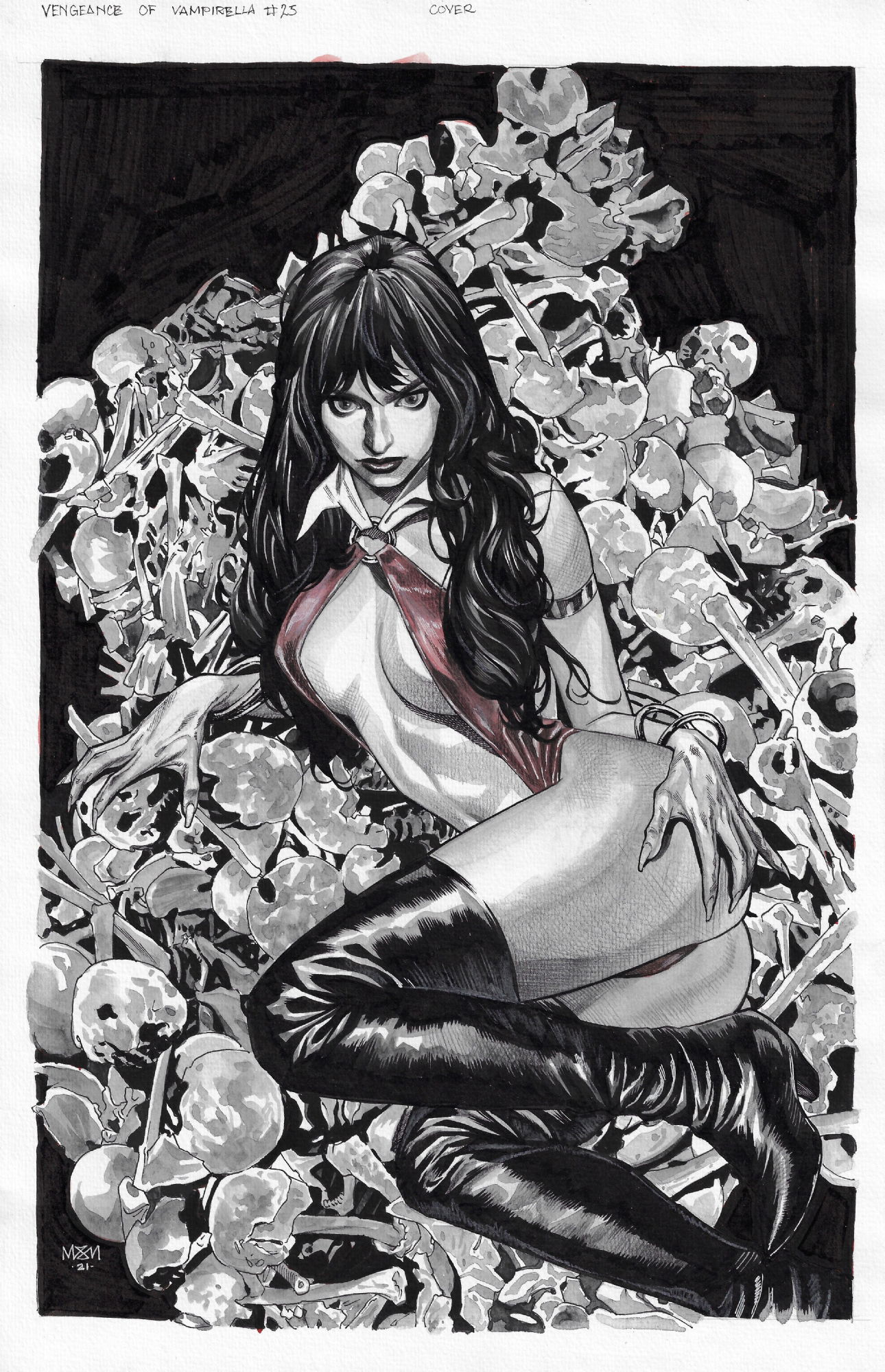 Vengeance Of Vampirella Cover By Michael Sta Maria In Matthew