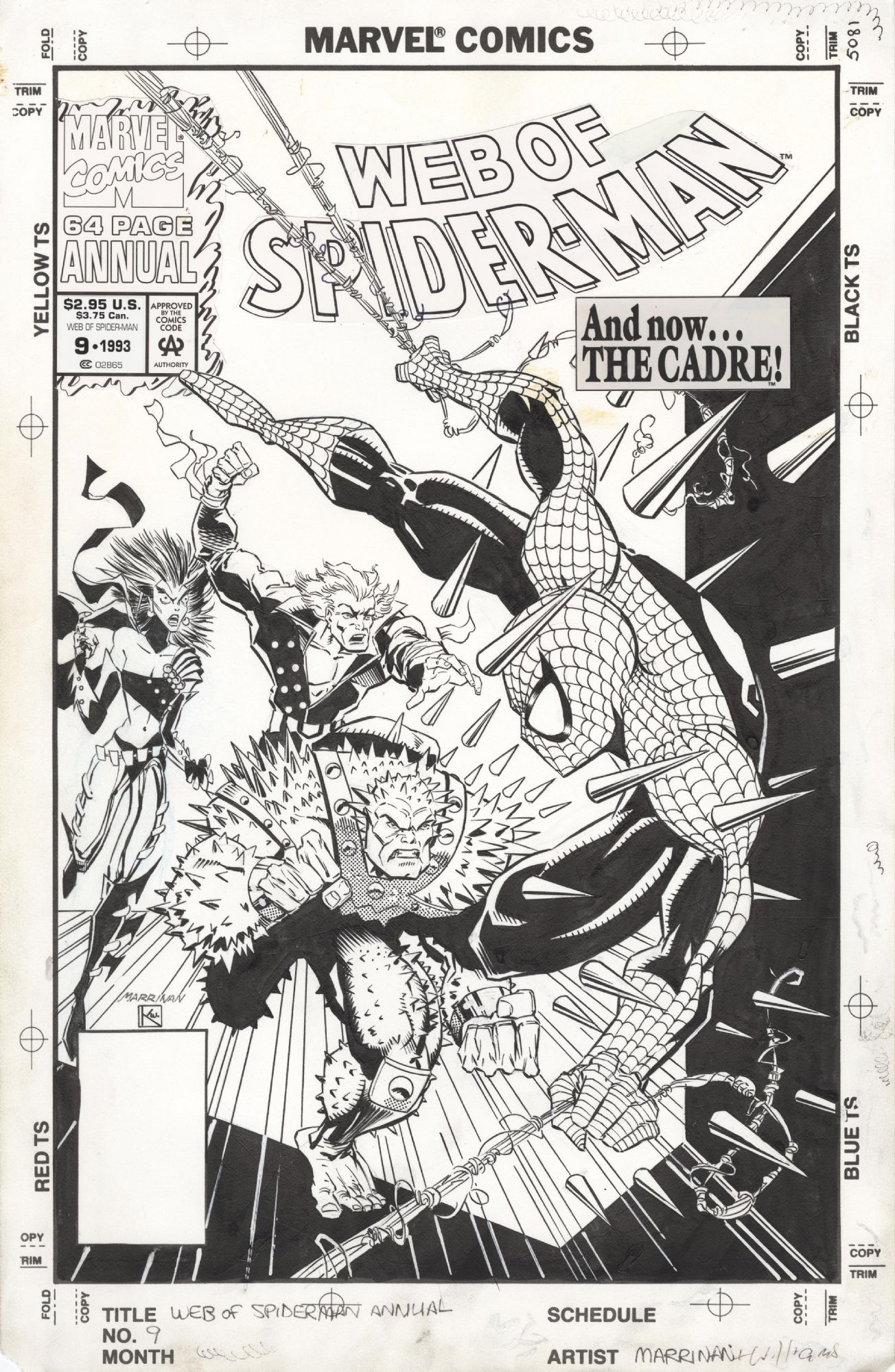 Web Of Spider Man Annual Cover In Simon K S Spider Man Comic