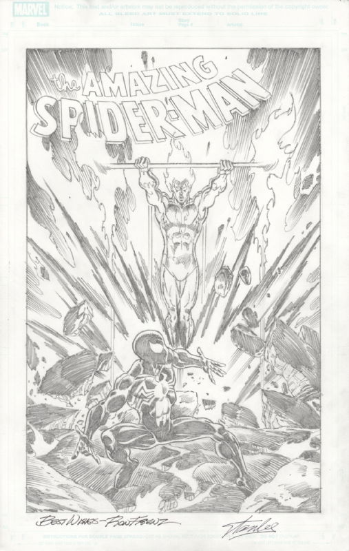 Spider Man Firelord By Ron Frenz In Brian G S Spider Man Comic Art