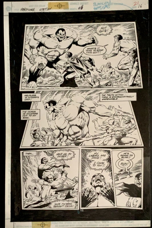 Hardcore Station By Issue 6 Page 16 By Jim Starlin And Joe Rubinstein