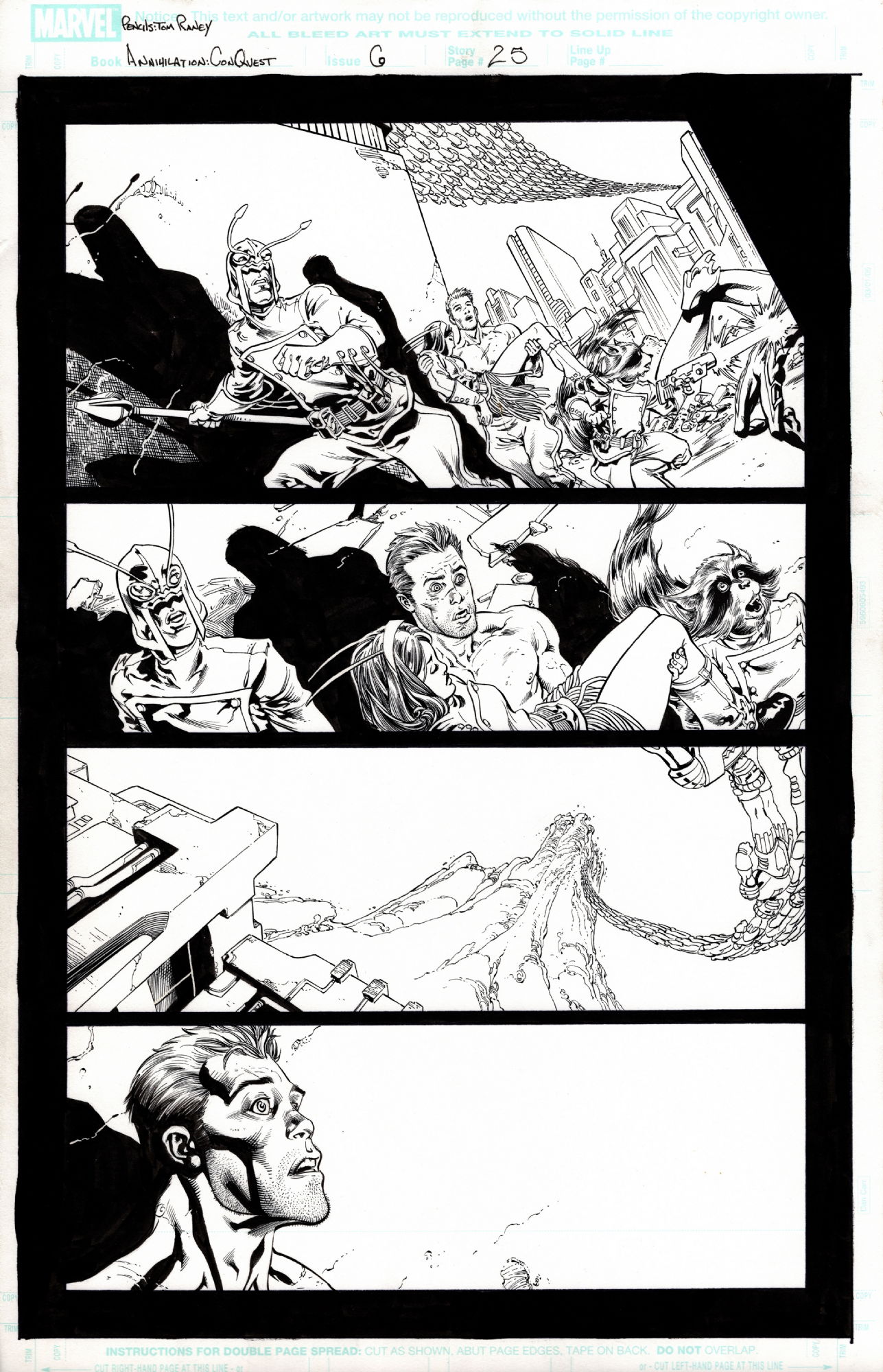 Annihilation Conquest Issue Pg In Ian Saint S Guardians Of The