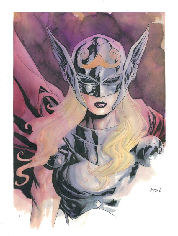 Jane Foster Thor By Mike McKone In Anika Ito S Jane Foster Commissions