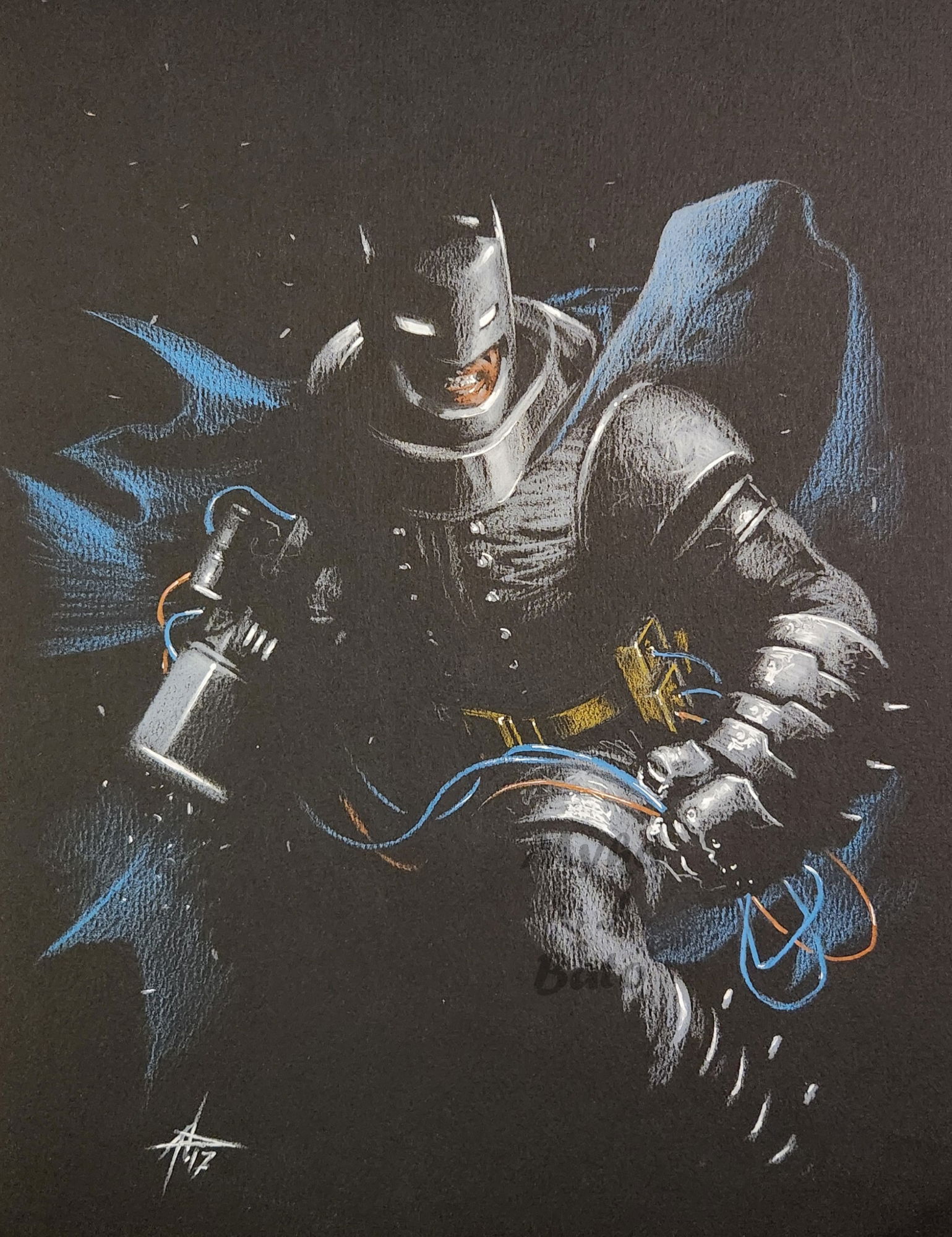 Armored Batman Dell Otto In Myko Bato S Commissions Sketches Rare