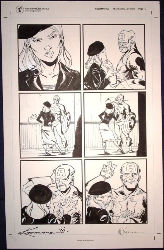 Captain America And The First Thirteen Issue Page In Joshua