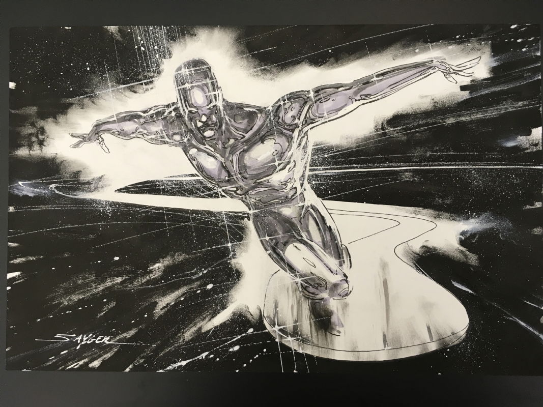 Silver Surfer In Neil D S Silver Surfer Comic Art Gallery Room