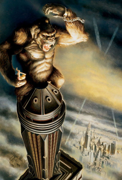 King Kong In Joe DeVito S King Kong Comic Art Gallery Room