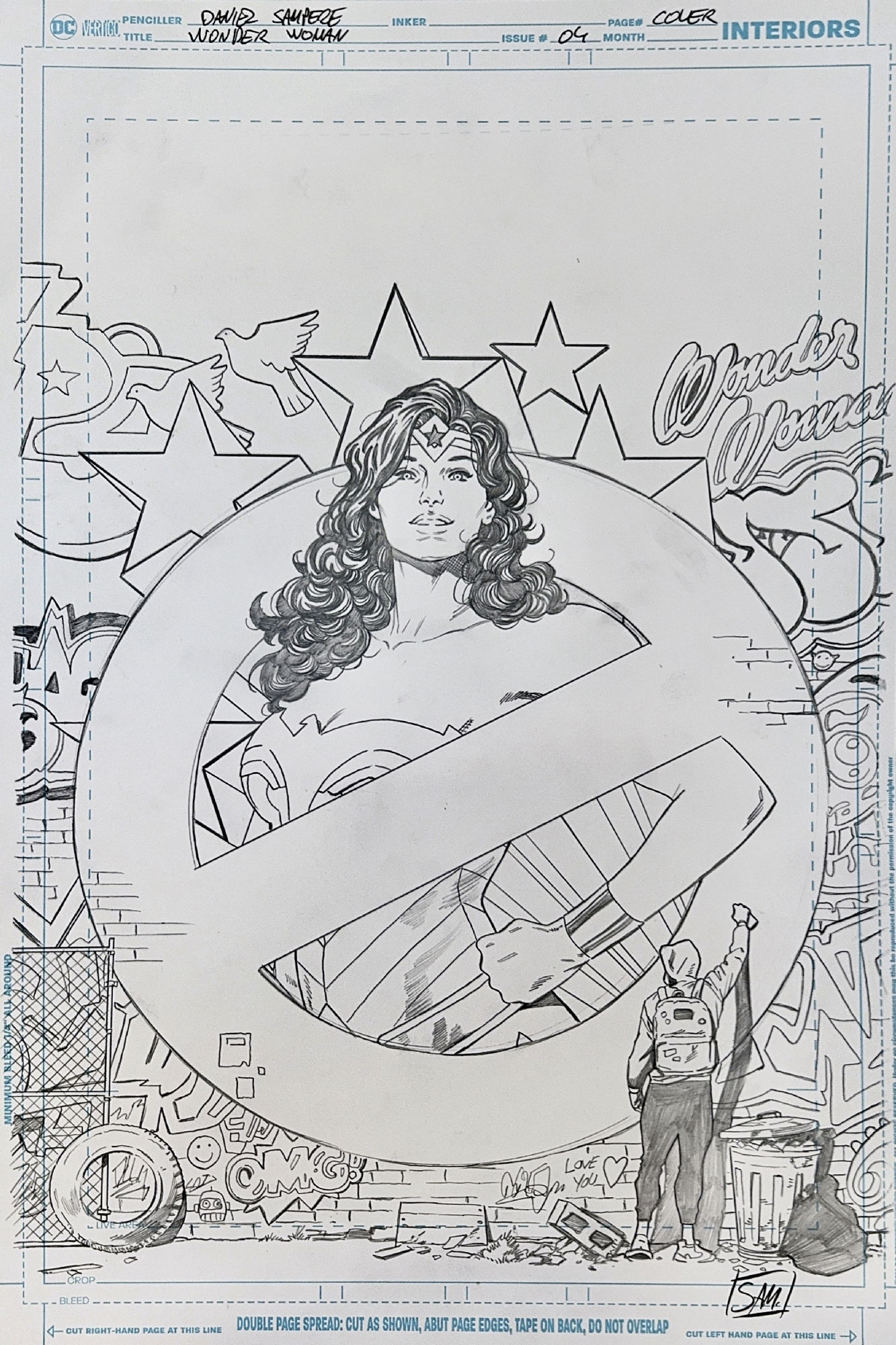 Wonder Woman Cover In Que Rico S Wonder Woman By Tom King Sampere