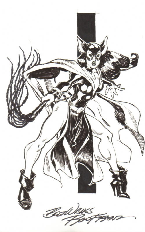 Catwoman By Ron Frenz In Anthony F S Catwoman Figures Comic Art