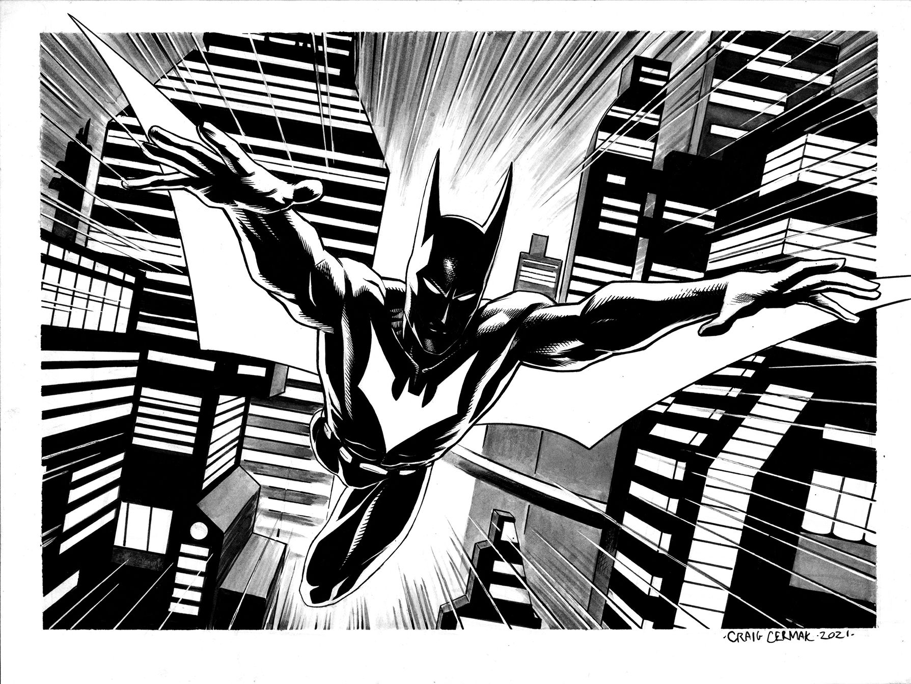 Batman Beyond Craig Cermak In Tyler L S Commissions Prelims Misc