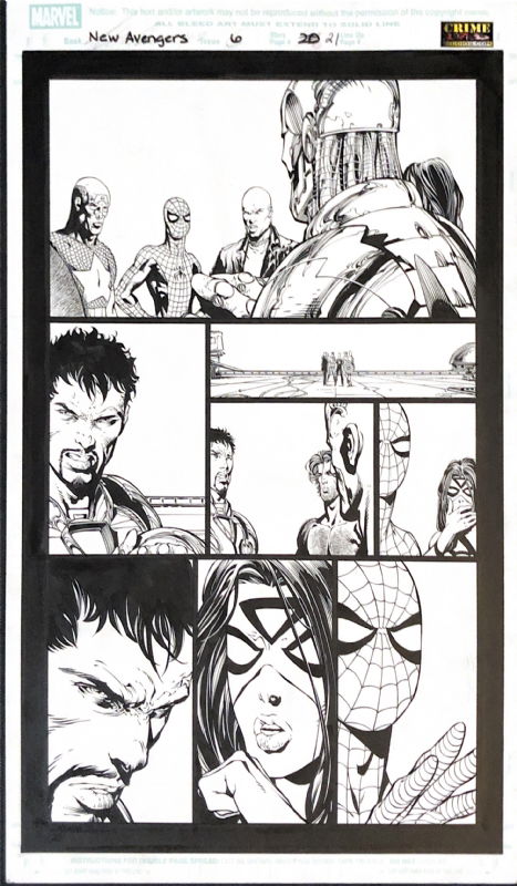 David Finch New Avengers 6 Pg 21 In Kevin Arsenault S David Finch