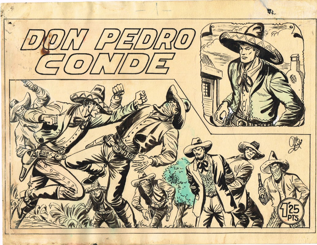 DON PEDRO CONDE Nº1 PORTADA in Charlo Ramón s MANUEL GAGO Comic Art