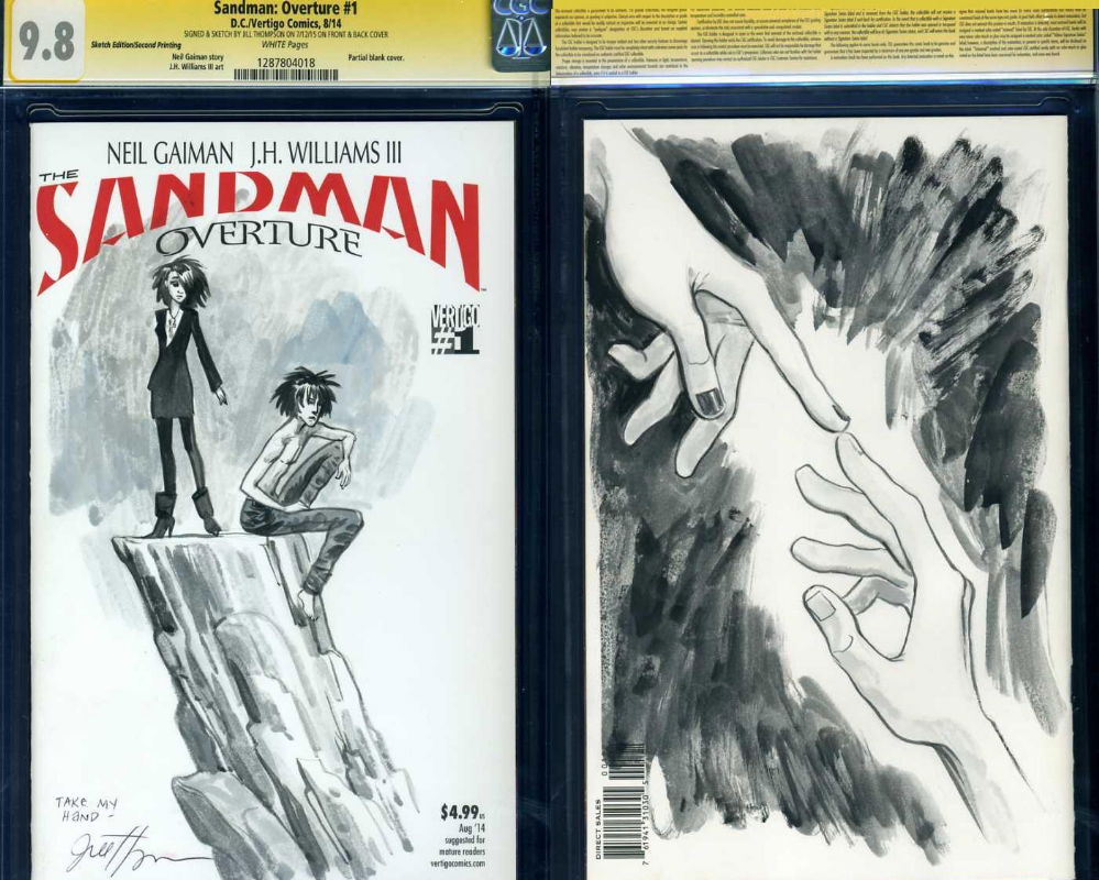 SS CGC Sandman Overture 1 JILL THOMPSON In JESSE CAMPBELL S CGC