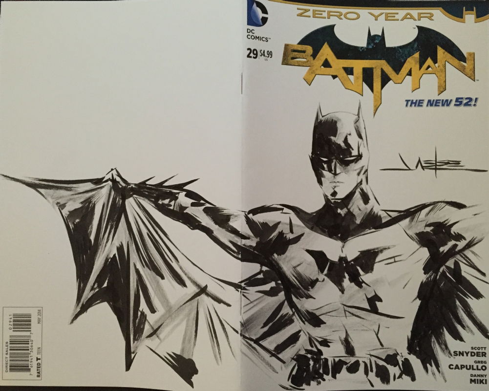 Batman CGC 9 8 Sketch Cover By Jae Lee In Nathan Stacy S CGC Sketch