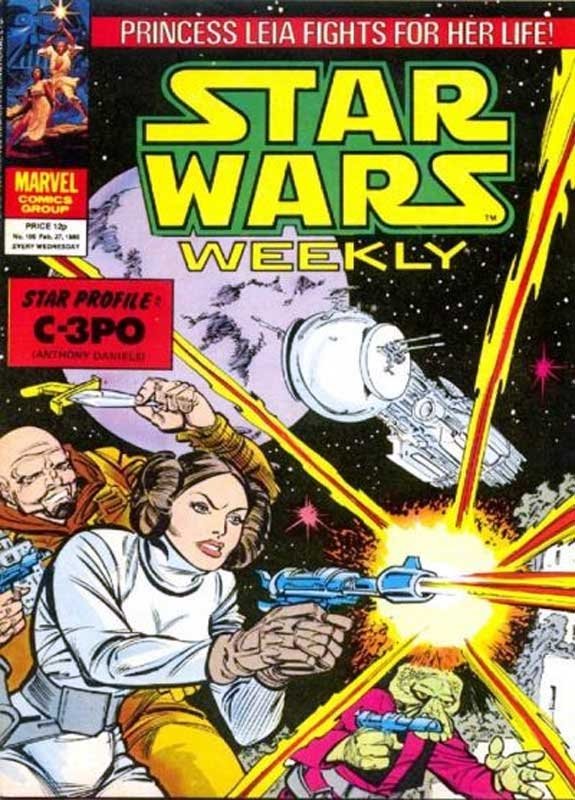 Star Wars Weekly 105 COVER By CARMINE INFANTINO In Andrew Allen S Key