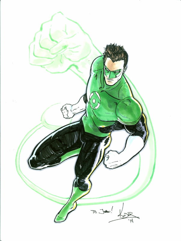 Green Lantern Aaron Kuder In Juan Rojas Caballero S C2E2 Chicago