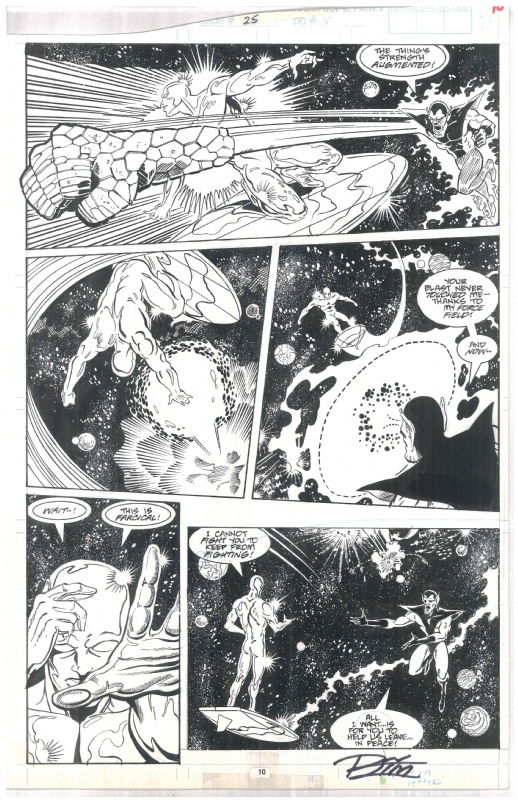 Silver Surfer 25 Pg 10 In Mark Byrn S Lim Ron Comic Art Gallery Room