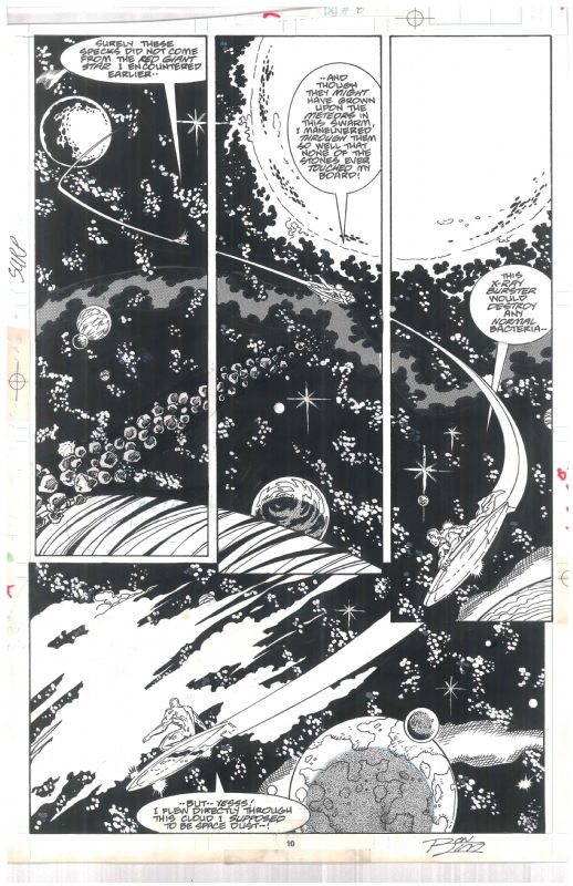 Silver Surfer Annual Pg In Mark Byrn S Lim Ron Comic Art