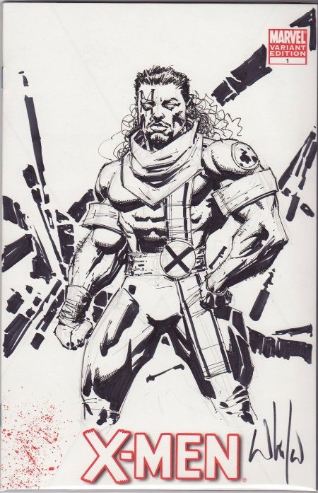 Bishop Whilce Portacio In Rafael M S X Men Sketch Covers Comic Art