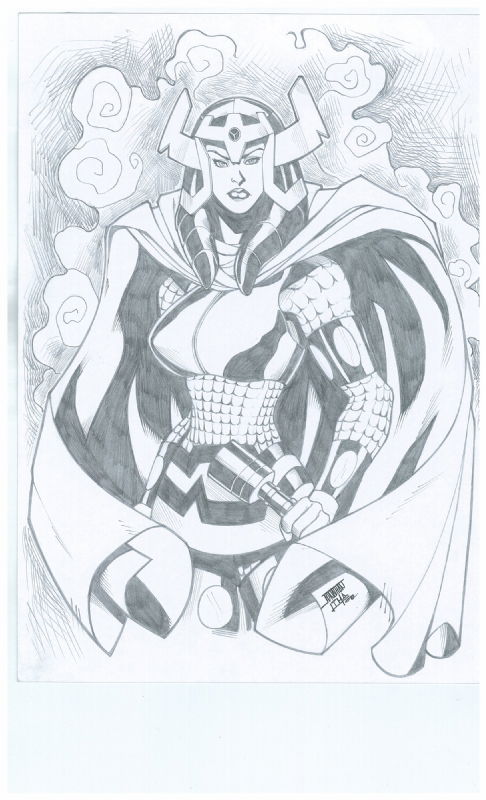 Barda In Tony Altomare S Big Barda Comic Art Gallery Room