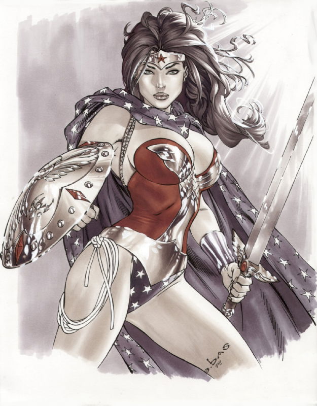 Wonder Woman By Eric Basaldua In Matt B S Eric Basaldua Comic Art Gallery Room