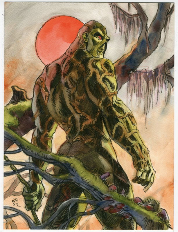 Swamp Thing In Dan Brereton S Brereton Art At Large Comic Art Gallery